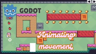 How to animate basic movement in Godot 43 [upl. by Nodnarg]