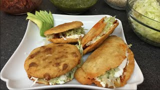 GORDITAS Y QUESADILLAS DE CHICHARRON DELICIOSA RECETA [upl. by Eilliw]