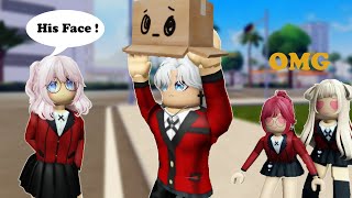 💖 HANDSOME Boy WONT show FACE in school  Episode 1  Story Roblox [upl. by Sille]