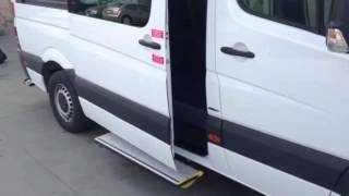 Bottan Srl  Mercedes Sprinter installazione Sollevatore Gradino Porta Elettrica per Disabili [upl. by Deina191]