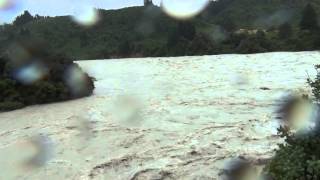 Rakaia Gorge in Flood [upl. by Mavra596]