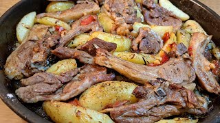 Agnello al forno con patate ricetta Siciliana [upl. by Leotie53]