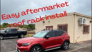 Easy to install aftermarket MotorFansClub roof rack for my 2022 Volvo XC40 Recharge [upl. by Nahsyar]