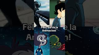 FELIZ DÍA DE LA ANIMACION CON ANIMACIONES DOMINICANAS [upl. by Hayyifas]