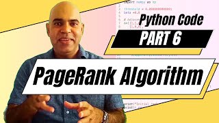 PageRank Pt 6 Implementing PageRank Algorithm in Python  Handling Spider Traps and Teleportation [upl. by Nadruoj]