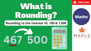 What is Rounding Numbers ► How to Round to the nearest 10 100 1000  Learn Maths [upl. by Einahets]