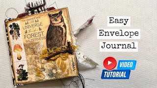 Easy Envelope Journal Tutorial Beginner Friendly [upl. by Ainig]