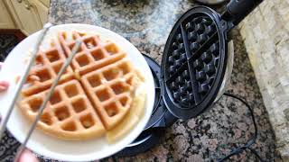 Demonstration and Review on Oster Flip Belgian Waffle Maker  CKSTWFBF10 [upl. by Halihs]