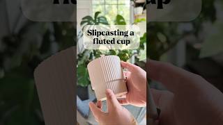 Slipcasting a fluted cup pottery handmade ceramics [upl. by Notelrac]