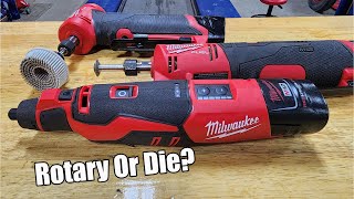 Milwaukee M12 Brushless Rotary Tool Review OR Milwaukee Die Grinder 252520 252521 [upl. by Aicrop]