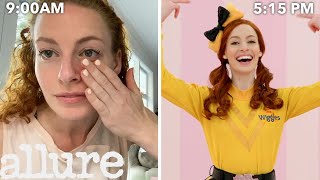 The Wiggles Emma Watkins Entire Routine from Waking Up to Showtime  Allure [upl. by Hsakiv347]