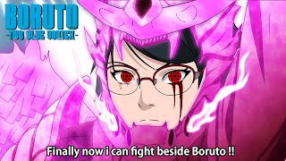 Boruto Episode 324 New English Sub  Sakura Surpised Sasuke With Her New Susanoo Jutsu [upl. by Akoyin]