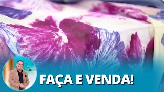 Artesanato Aprenda a fazer lenços floridos com saco plástico [upl. by Petrick357]