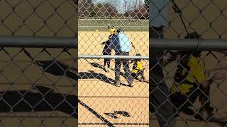 12U Girls Travel Fast Pitch Softball End of the Season Tournament Play Single Grounder softball [upl. by Keene]