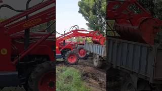 loader tractor 🚜 ♥️ subscribe 👍 youtubeshorts mahindra 4x4 loader [upl. by Neenej]