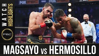 Magsayo vs Hermosillo HIGHLIGHTS October 3 2020  PBC on FS1 [upl. by Eedia42]