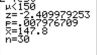 Hypothesis Testing on the TI83 and TI84 Calculator [upl. by Kelley878]