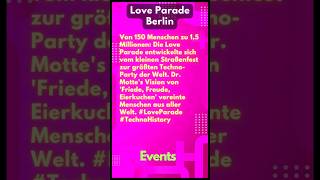 Love Parade Berlin loveparade ravetheplanet techno djlife technohistory [upl. by Barhos474]