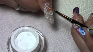 Gelnägel mit 3D Gel Nailart [upl. by Repohtsirhc166]