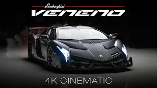 BATMANS NEW RIDE The Only Lamborghini Veneno with Fully Exposed Carbon Fibre 4K Cinematic [upl. by Wilkens]