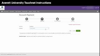 Averett University TouchNet Instructions [upl. by Tallulah493]