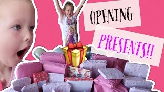 ISLAS 5th BIRTHDAY OPENING PRESENTS  PART 1 [upl. by Buff]