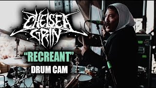 Chelsea Grin  Recreant  Drum Cam LIVE [upl. by Alik]