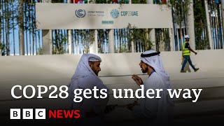 COP28 climate summit gets under way in Dubai  BBC News [upl. by Akehsat968]