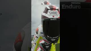 f di giannantonio his helmet is very nice liveracemotogphariini automobile motogplive motogp [upl. by Ariamat240]