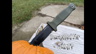 Demko Knives ARMIGER 4 VS Drywall Wood Tires Cardboard amp PUMPKINS [upl. by Yelraf667]