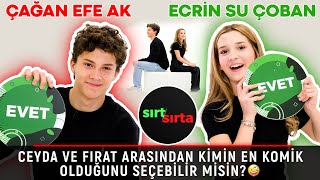 Çağan Efe Ak ve Ecrin Su Çoban Sırt Sırta’da Birbirlerini stalklıyorlar mı [upl. by Louella]