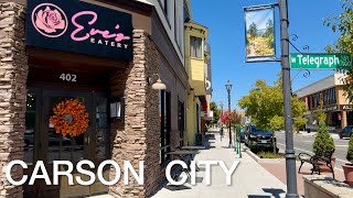 CARSON CITY 4K  Lincoln Hwy Nevada [upl. by Amaso]