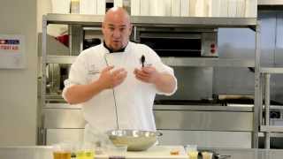 The Chefs Academy How to make vinaigrette [upl. by Aicre]