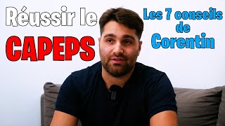 Réussir le CAPEPS les 7 conseils de Corentin [upl. by Akinahc]