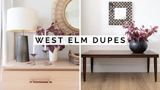 WEST ELM VS THRIFT STORE  DIY WEST ELM INSPIRED DECOR [upl. by Darom]