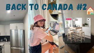 JEMMENAGE AU CANADA DEMENAGEMENT IKEA COURSES BACK TO MONTREAL 🇨🇦 2  VLOG [upl. by Araccot]