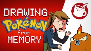 Three Artists Try Drawing Pokémon from Memory [upl. by Itteb]