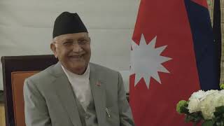 Prime Minister Modi holds bilateral talks with Nepals PM KP Sharma Oli in New York [upl. by Yddub]