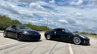 VQ37VHR Swapped 350z  FIRST PULLSRACES [upl. by Nnorahs440]