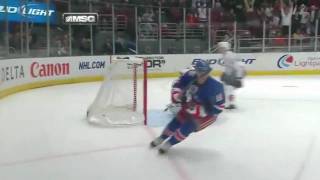 Marian Gaborik hattrick vs the Oilers  11142010 HD [upl. by Adnamra]