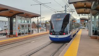 ETS LRT Bombardier Cars 2023 2024 Valley Line Southbound [upl. by Boser]