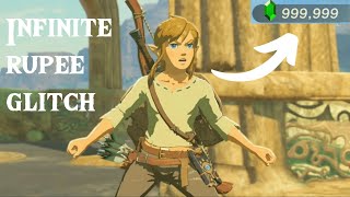 Infinite Rupees Glitch Made Easy  Breath Of The Wild Clip [upl. by Anilram]