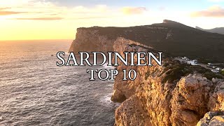 Top 10 Orte Sardiniens die du gesehen haben musst  Reisetipps Sardinien 4K [upl. by Krawczyk12]