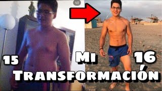 Mi transformación natural  1 año y medio de gym  16 años endomorfo [upl. by Rol]