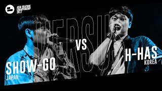 Showgo JPN vs Hhas KR｜Asia Beatbox Championship 2017 SMALL FINAL Solo Beatbox Battle [upl. by Danziger]