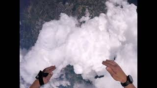 Skydiving 4500 m CumulusGoPro 5 144060 [upl. by Kore]