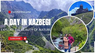 Things to do in Kazbegi  Gergeti trinity church  Gveleti waterfall  Dariali monastery [upl. by Irmine]