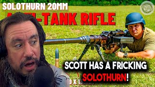 Vet Reacts SCOTT HAS A FRICKING SOLOTHURN The Solothurn 20mm AntiTank Rifle [upl. by Mella]