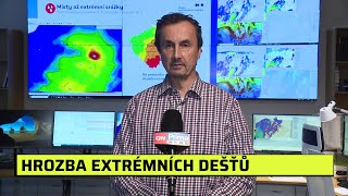 V Česku padnou limity 50leté vody Meteorolog předpověděl kdy se řeky začnou vylévat z břehů [upl. by Aiynot]