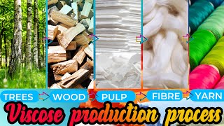 Viscose Rayon Manufacturing Process Properties and Uses [upl. by Nivi566]